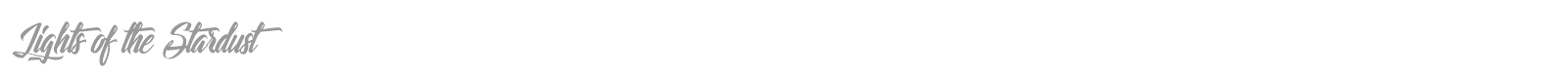 Lights Of The Stardust font preview